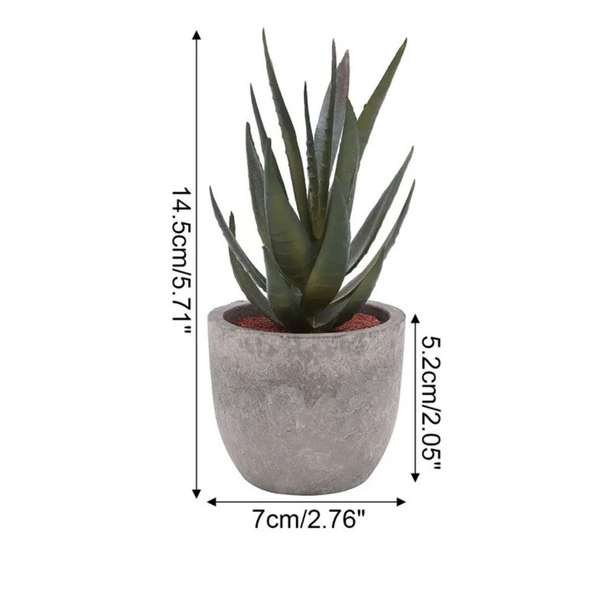 Evergreen Faux Succulent for Timeless Decor