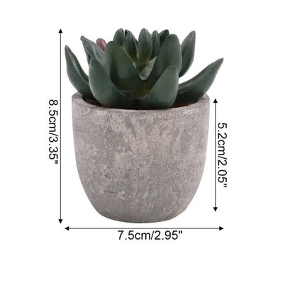 Evergreen Faux Succulent for Timeless Decor