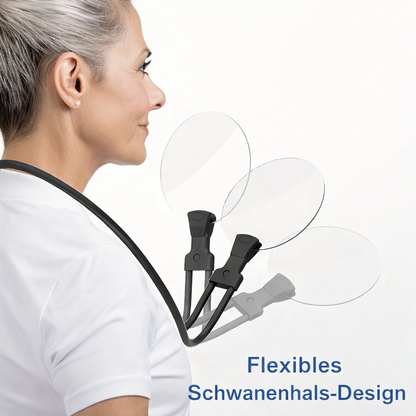 Hands-Free Magnifying Glass with Flexible Neck