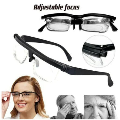 Versatile Adjustable Vision Glasses for All Distances