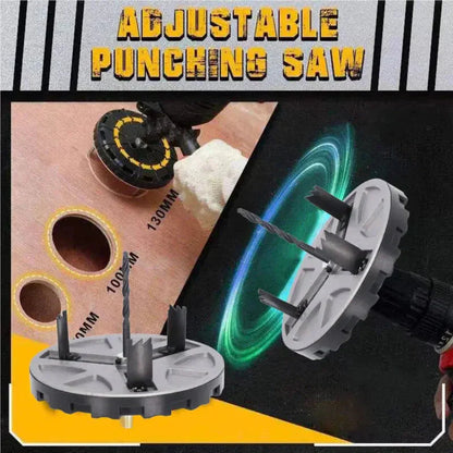 Adjustable Precision Hole Cutter Drill Attachment