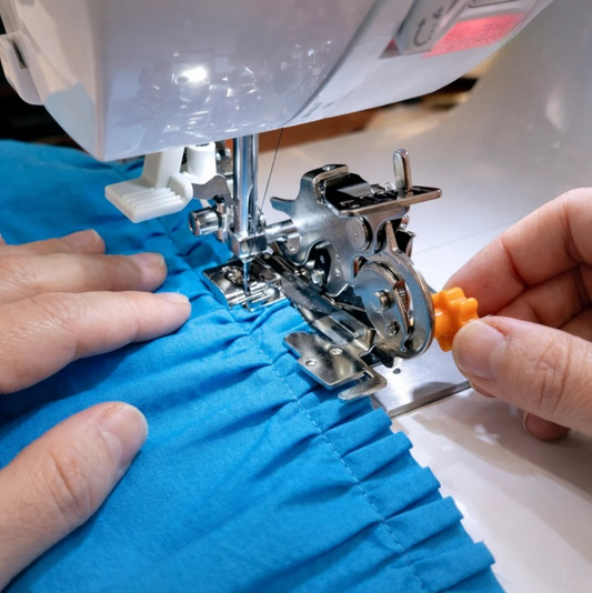 Adjustable Pleating Foot | Effortless Fabric Gathering | SewPerfect