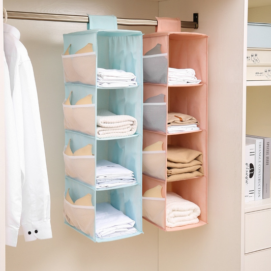 Elevate Your Closet: Hanging Organizer for Efficient Storage