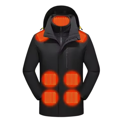 Winter Jacket with Electric Heating for All Genders