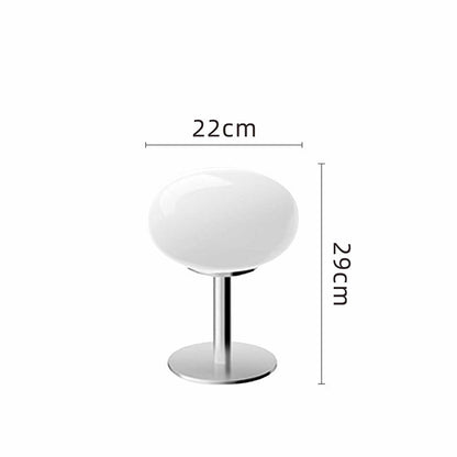 Stylish Italian Glass LED Table Lamp for Cozy Home Ambiance