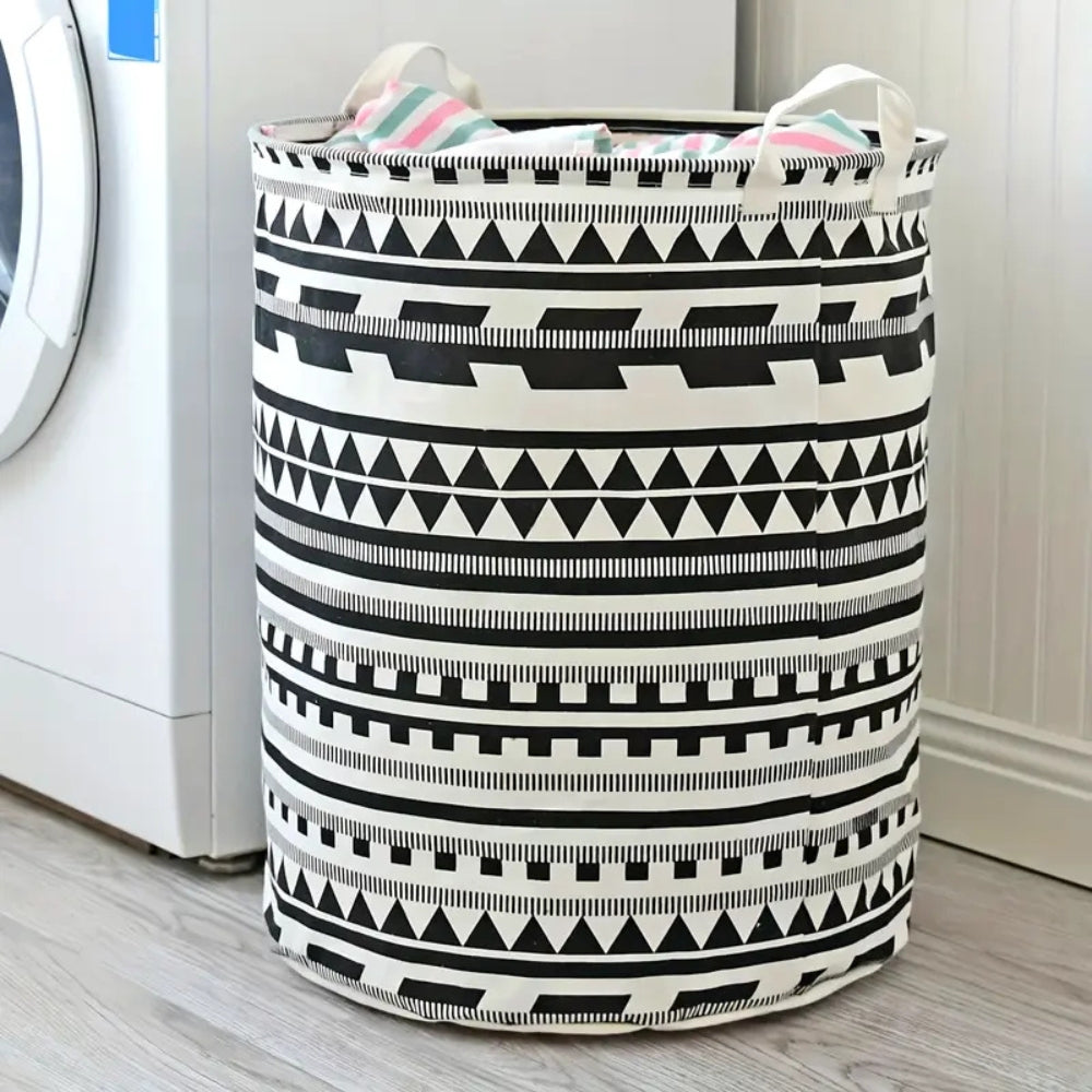 Chic Foldable Geometric Laundry Organizer