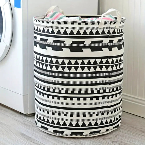 Chic Foldable Geometric Laundry Organizer