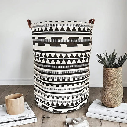 Chic Foldable Geometric Laundry Organizer