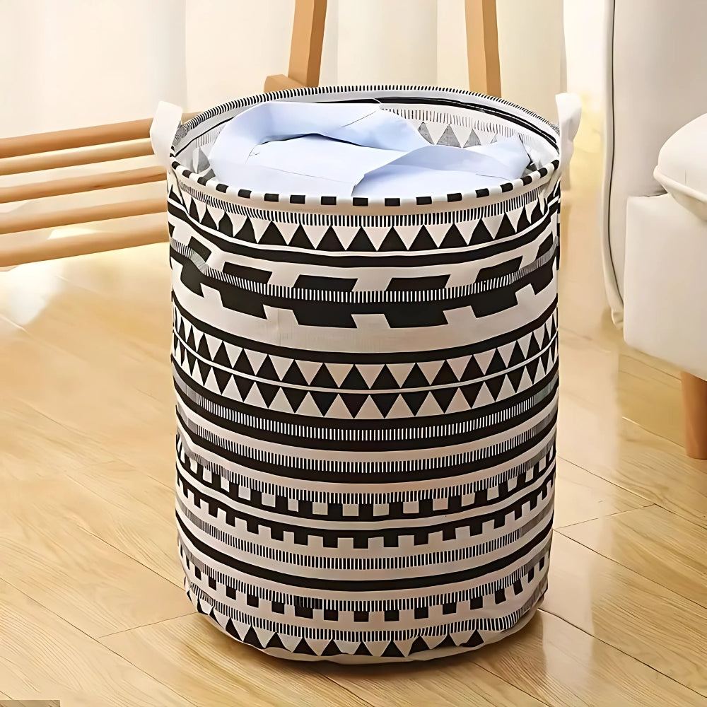 Chic Foldable Geometric Laundry Organizer