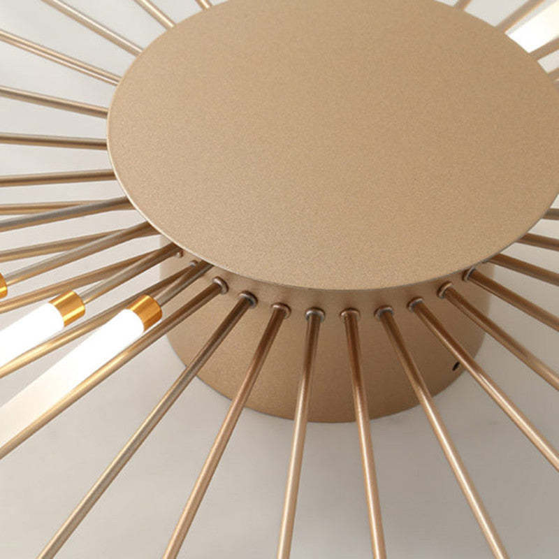 LED Ceiling Light with Spiral Design for Industrial Living Areas
