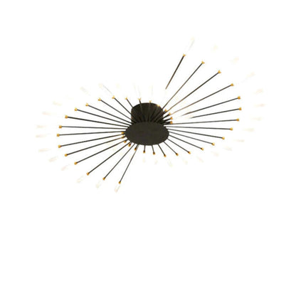 LED Ceiling Light with Spiral Design for Industrial Living Areas