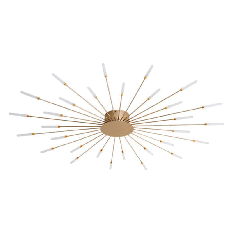 LED Ceiling Light with Spiral Design for Industrial Living Areas