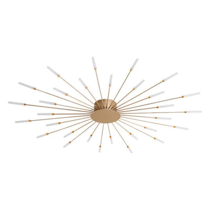 LED Ceiling Light with Spiral Design for Industrial Living Areas