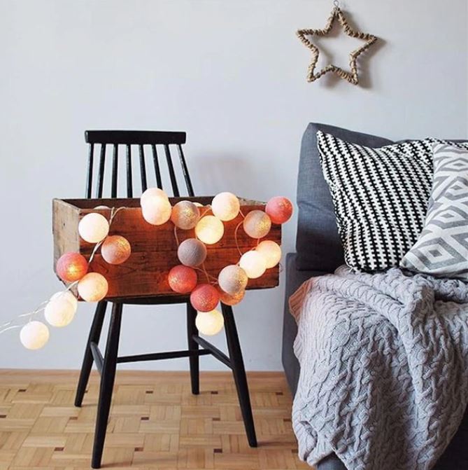 Cotton Glow Ball Swing - Multiple Color Options