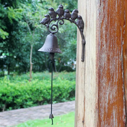 Elegant Vintage-Style Cast Iron Doorbell for a Warm Welcome
