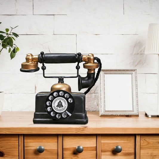 Nostalgic Retro Table Decor – Vintage Telephone for Home and Office