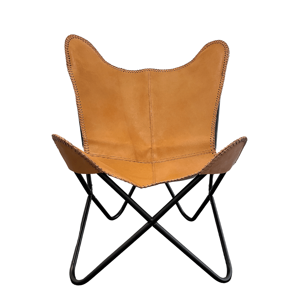 Genuine Leather Bat Chair in Various Colors Available