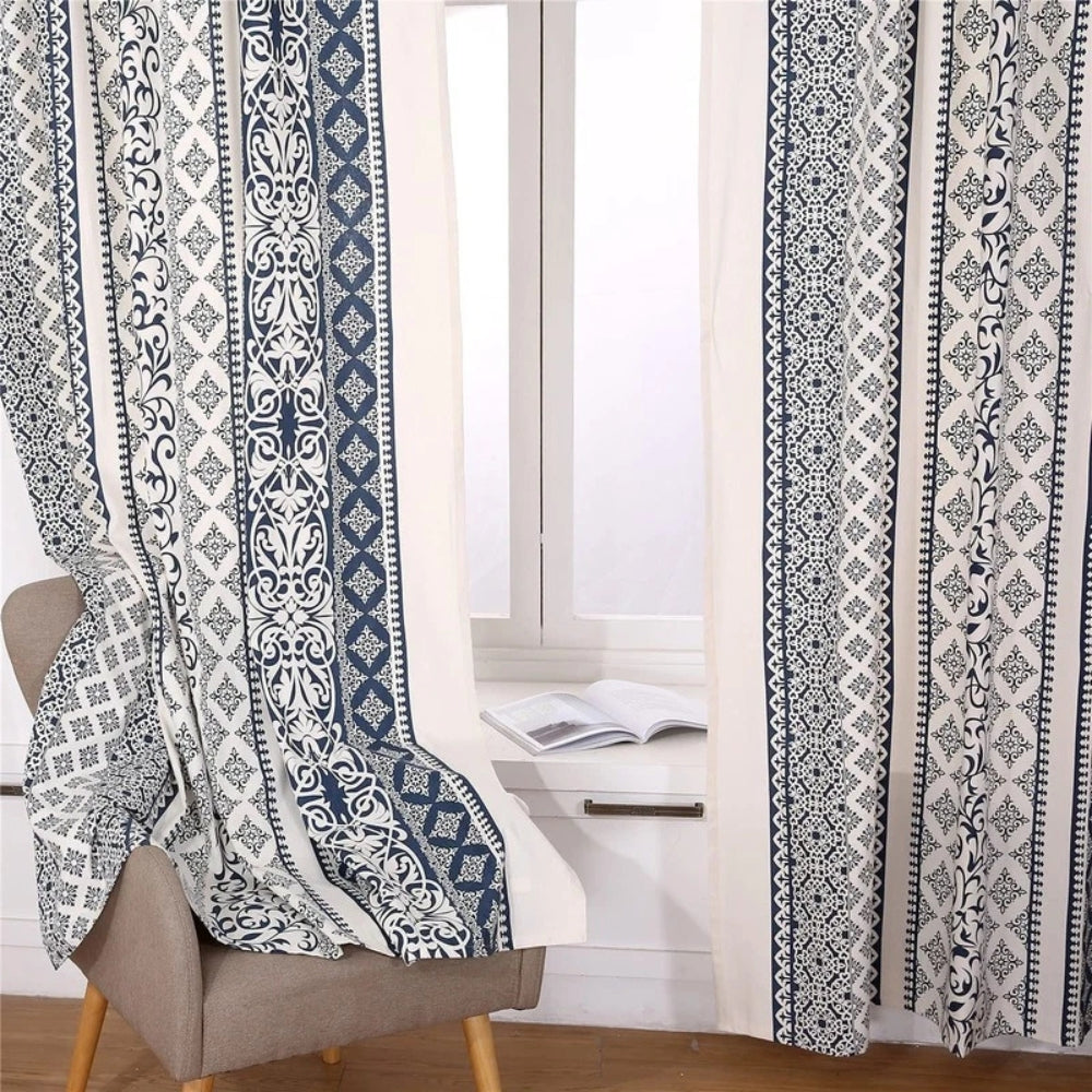 Chic Diamond Pattern Curtains for a Timeless Ambiance
