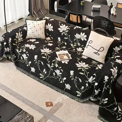 Chic Botanical Chenille Sofa Shield