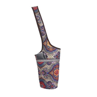 Canvas Bag for Yoga Mat with Print Design