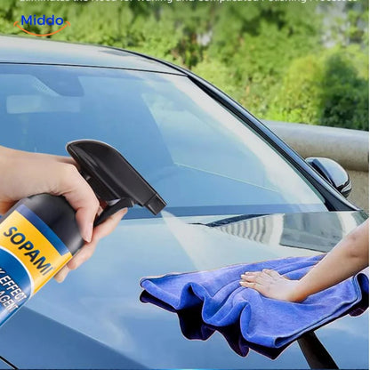 Nano Crystal Wax for Car and Window Coating | High Gloss Finish for Protection