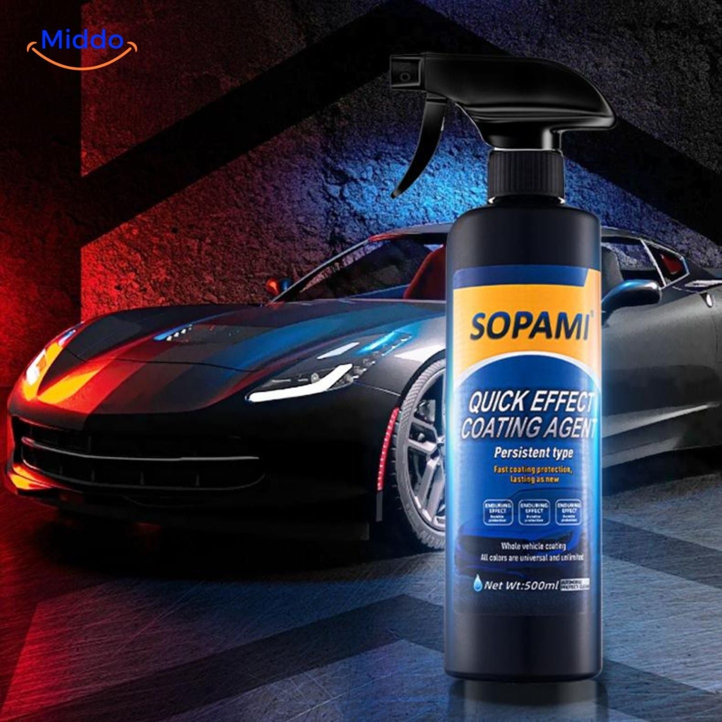 Nano Crystal Wax for Car and Window Coating | High Gloss Finish for Protection