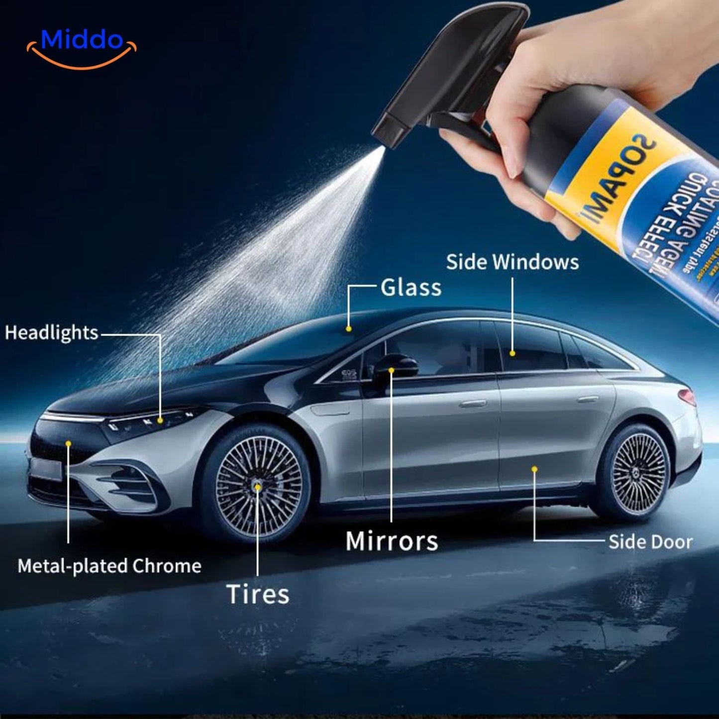 Nano Crystal Wax for Car and Window Coating | High Gloss Finish for Protection