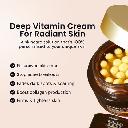 RadiantSkin Essence | Fresh Vitamin C Capsule Cream