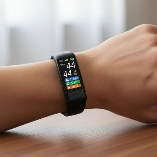 Smart Fitness Tracker with ECG, Blood Pressure, and Heart Rate Monitoring
