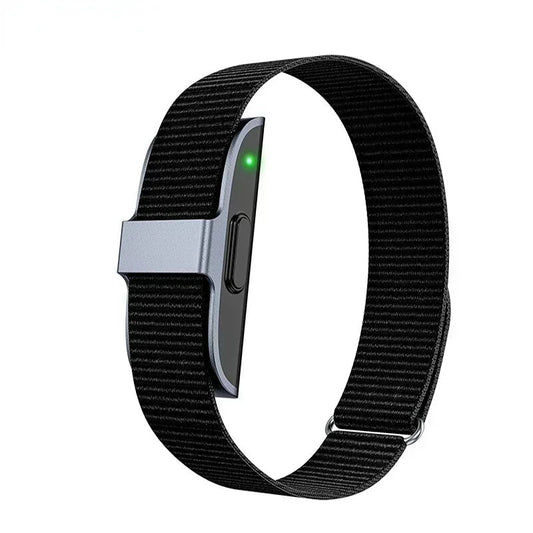 Discreet Fitness Tracker Band with Heart Rate Monitor and Step Counter