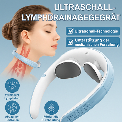 Ultrasound Lymphatic Drainage Device for Cellulite Reduction and Muscle Relaxation