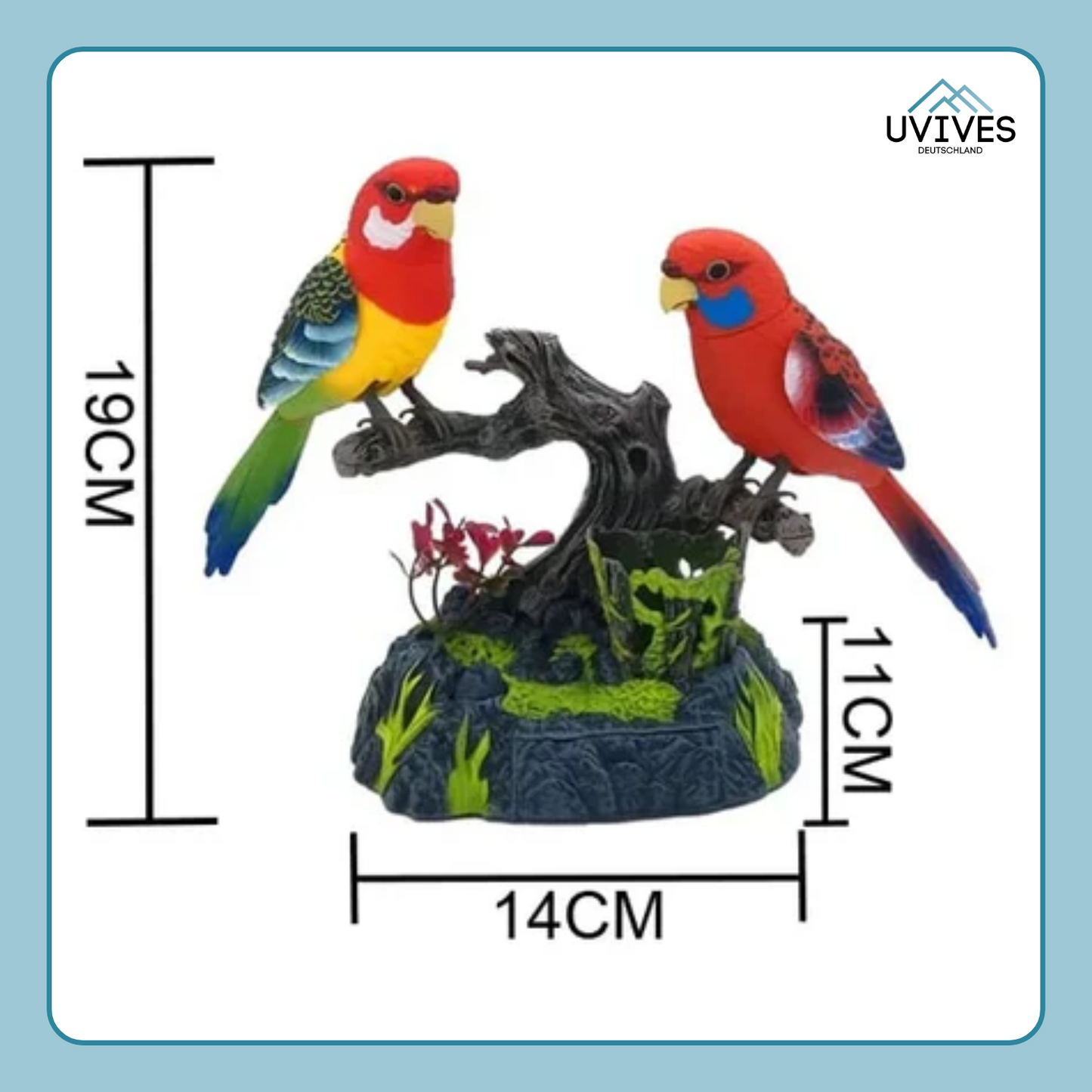 Talking Parrot for a Lively Spring Garden