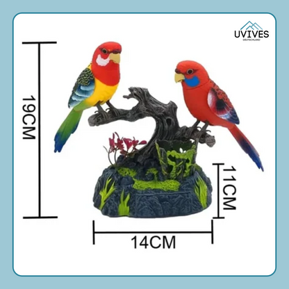 Talking Parrot for a Lively Spring Garden