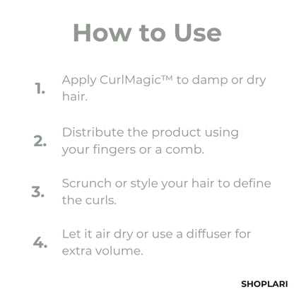 CurlMagic™ – Effortlessly Transform Frizz into Stunning, Silky Curls
