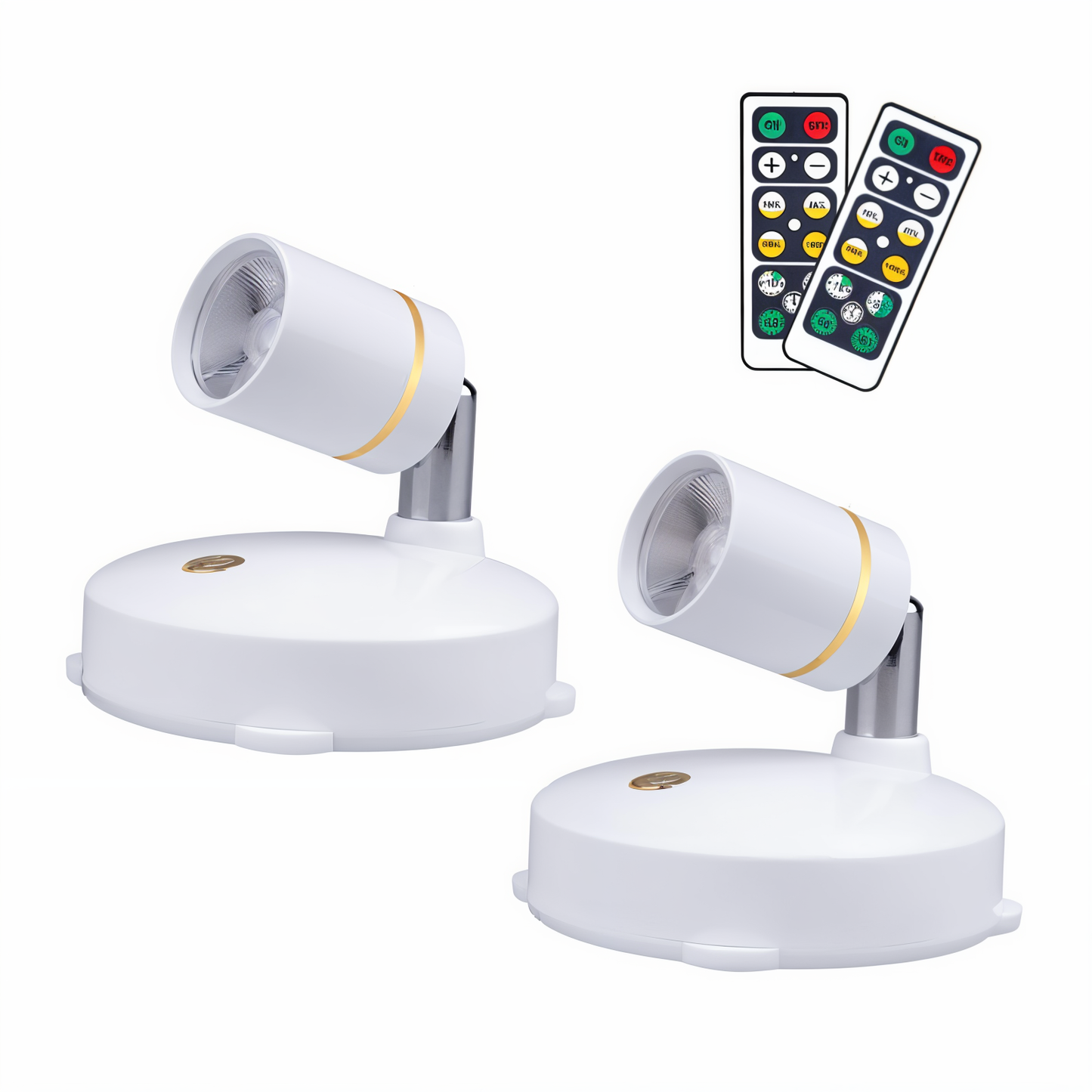 Mini Wireless LED Spotlight with Dimmable Feature for Home and Office