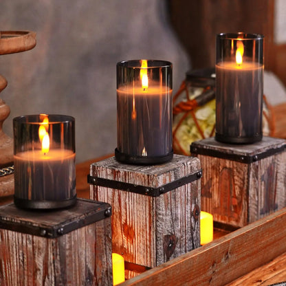 Flickering LED Candle Set - Flameless with Remote Control