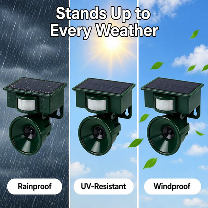 EcoGuard | Solar-Powered Motion Detector | Humane Bird Deterrent