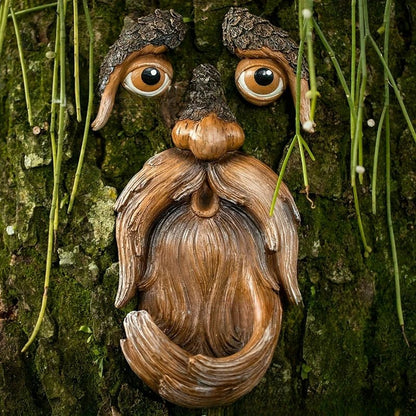 Whimsical Tree Face Bird Feeder | Weather-Resistant Garden Decor