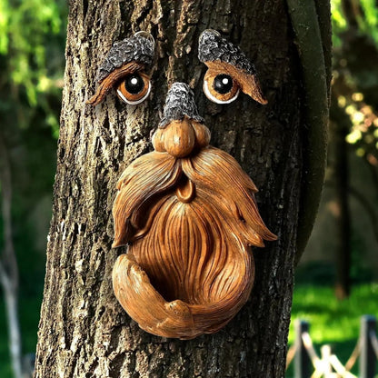 Whimsical Tree Face Bird Feeder | Weather-Resistant Garden Decor