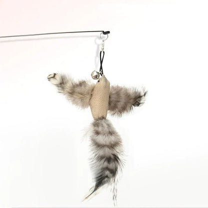 Fluttering Cat Toy - Interactive Playmate for Feline Fun
