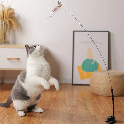 Fluttering Cat Toy - Interactive Playmate for Feline Fun