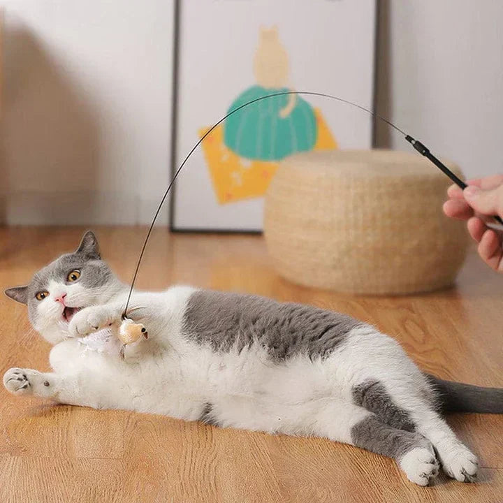 Fluttering Cat Toy - Interactive Playmate for Feline Fun