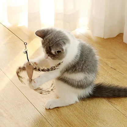 Fluttering Cat Toy - Interactive Playmate for Feline Fun