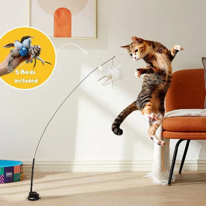 Fluttering Cat Toy - Interactive Playmate for Feline Fun