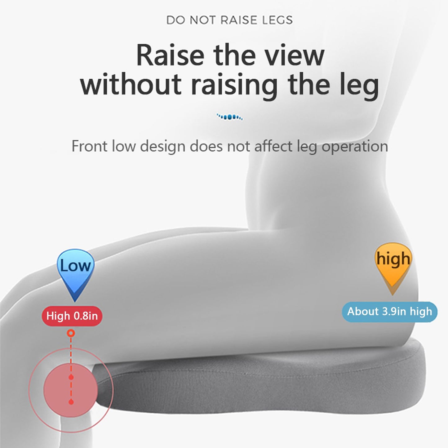 Ergonomic Booster Seat for Adults – Enhanced Comfort and Visibility