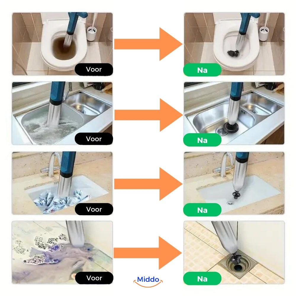 Turbo Air Pressure Pipe Cleaner 2.0 | Effective Solution for Clogged Drains