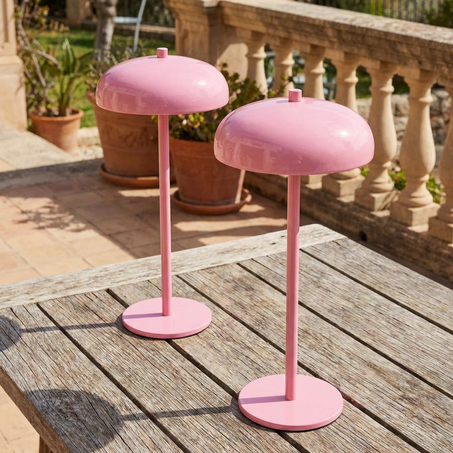 LED Table Lamp with Rechargeable Cordless Design