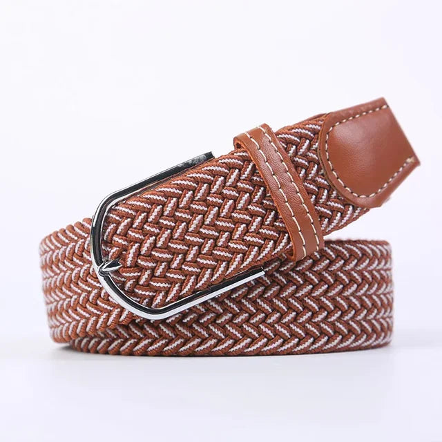 Stretchy Casual Belt Crafted from Elastic Fabric