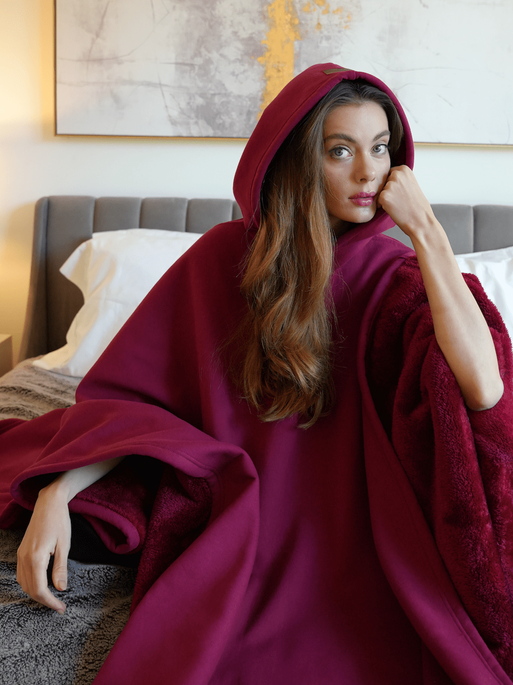 Cinematic Comfort Hoodie Blanket