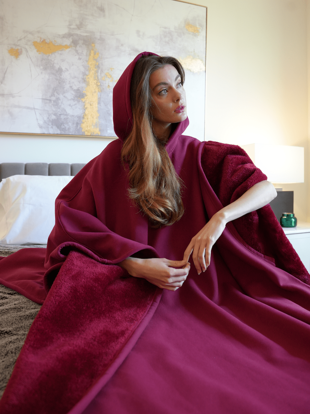 Cinematic Comfort Hoodie Blanket